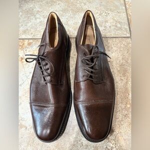 Classic Brown Leather Oxfords